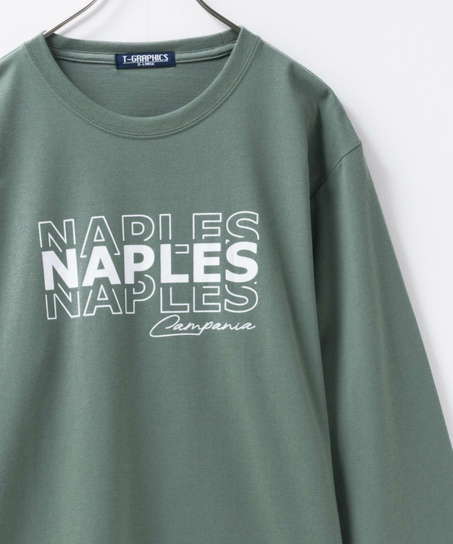 T-GRAPHICS  ロゴプリント長袖Tシャツ メンズ商品サムネイル-3