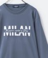 T-GRAPHICS ロゴプリント長袖Tシャツ メンズ