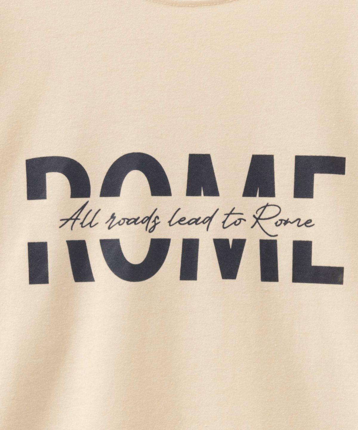 T-GRAPHICS ロゴプリント長袖Tシャツ メンズ