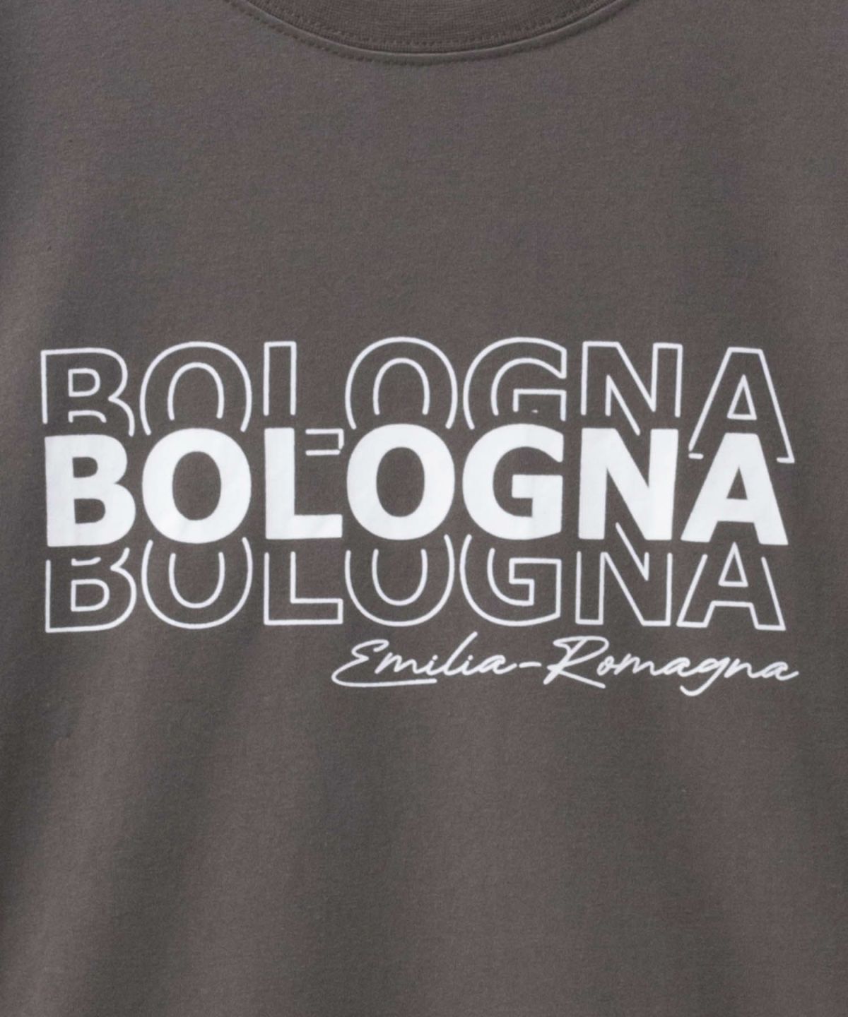 T-GRAPHICS ロゴプリント長袖Tシャツ メンズ