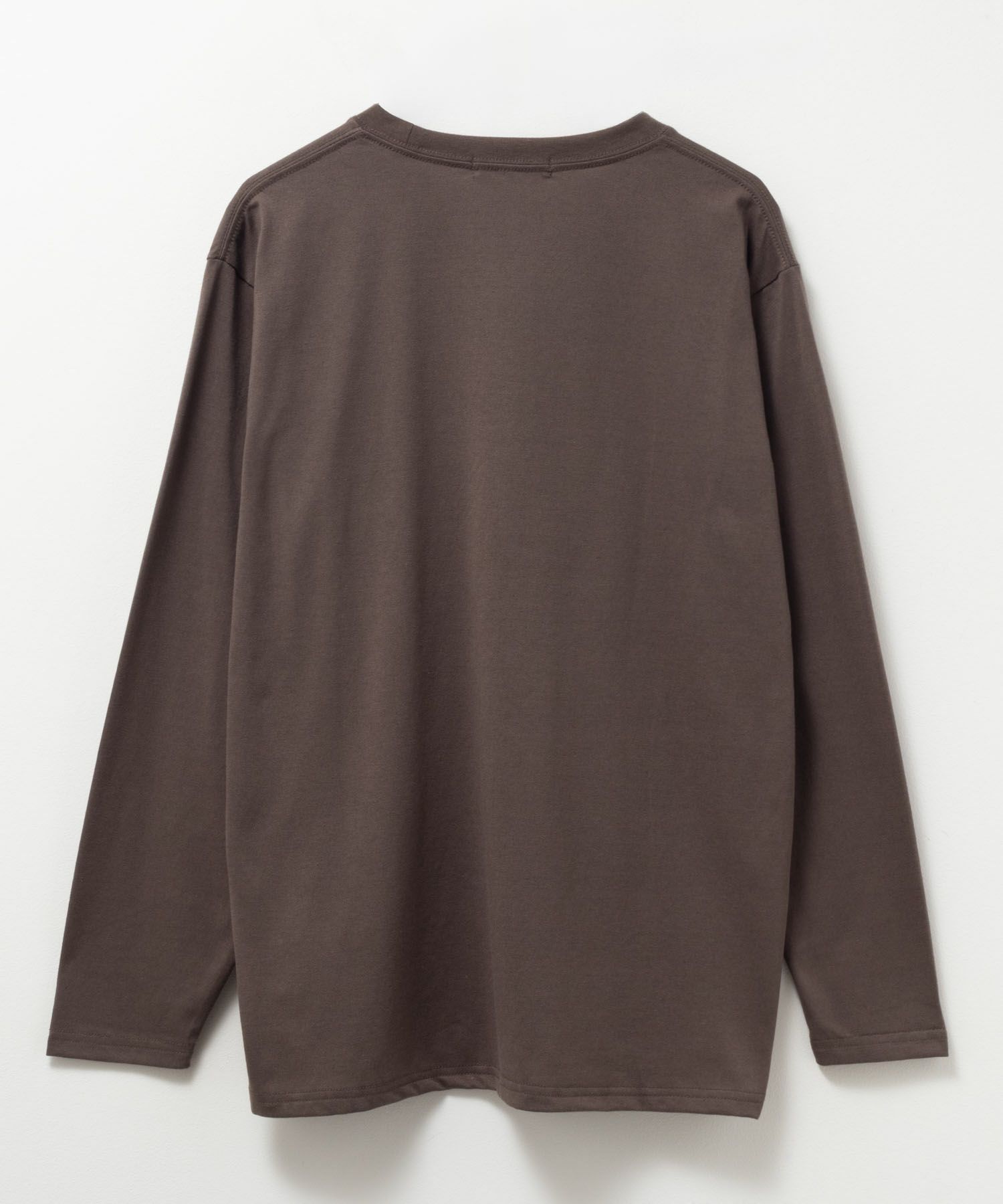 T-GRAPHICS  ワンポイント刺繍長袖Tシャツ メンズ商品画像-12