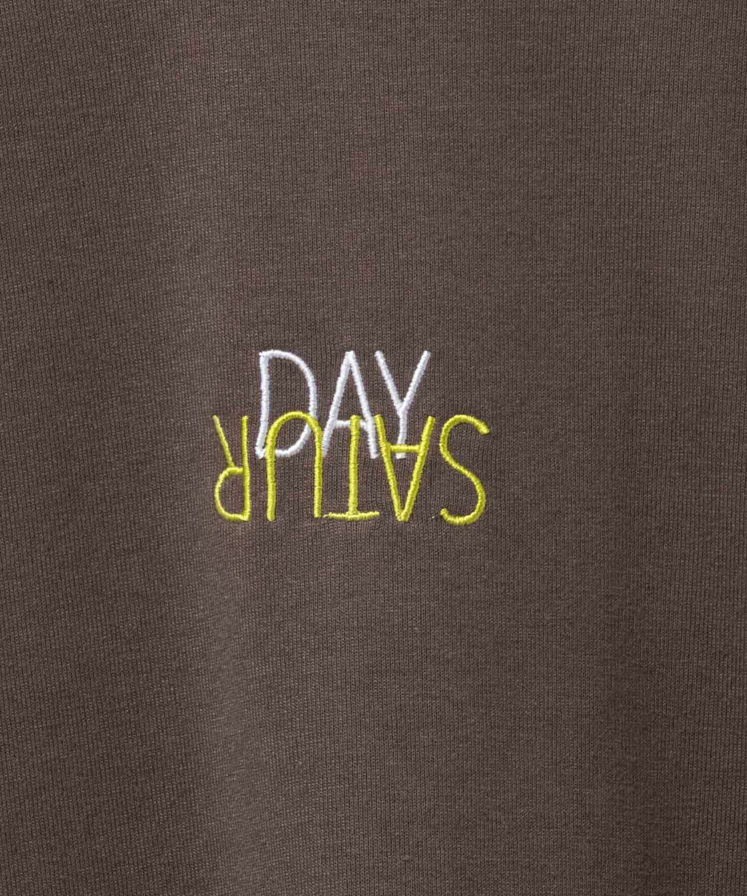 T-GRAPHICS ワンポイント刺繍長袖Tシャツ メンズ