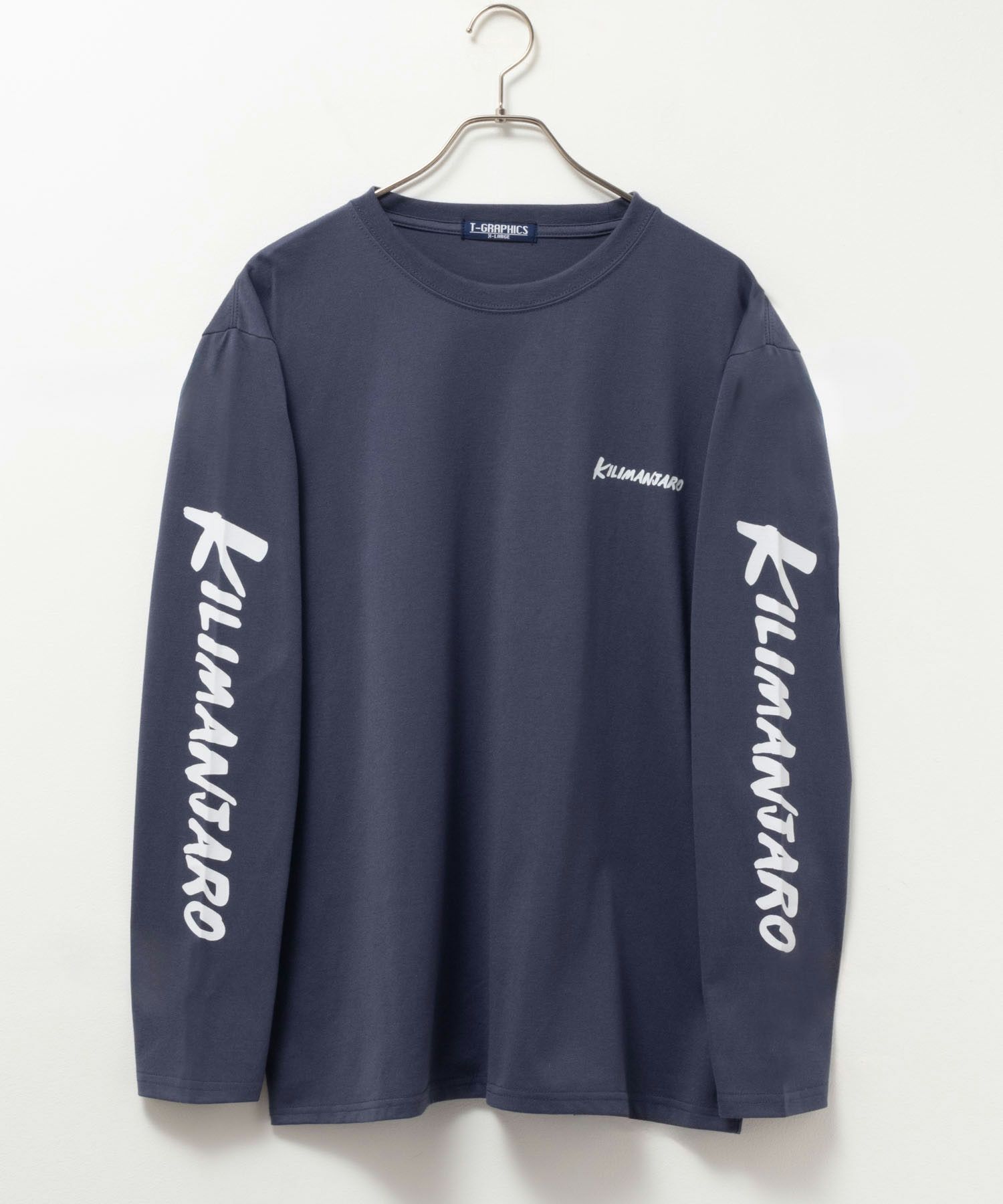 T-GRAPHICS  袖ロゴプリント長袖Tシャツ メンズ商品画像-4