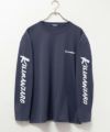 T-GRAPHICS 袖ロゴプリント長袖Tシャツ メンズ