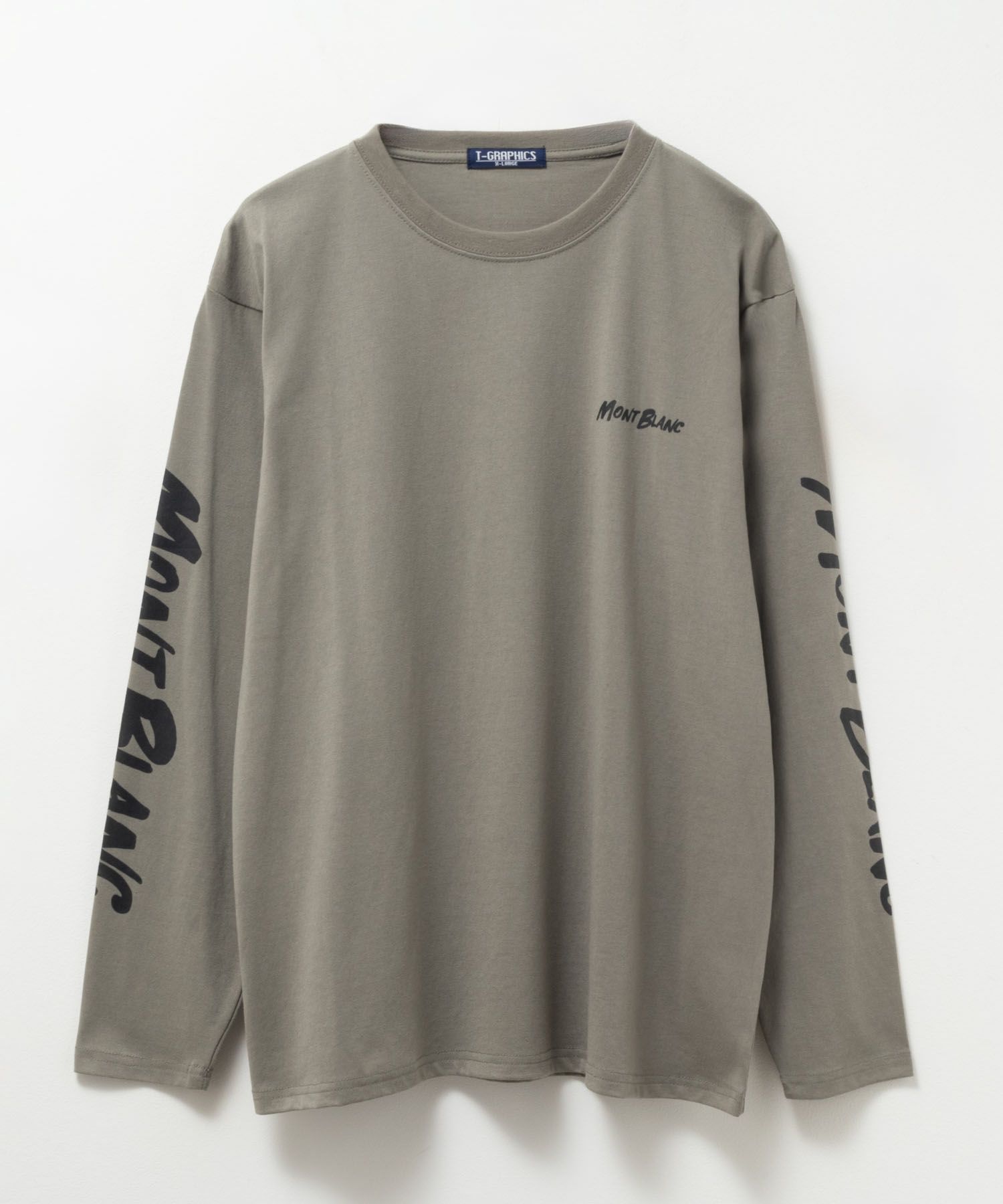 T-GRAPHICS  袖ロゴプリント長袖Tシャツ メンズ商品画像-9