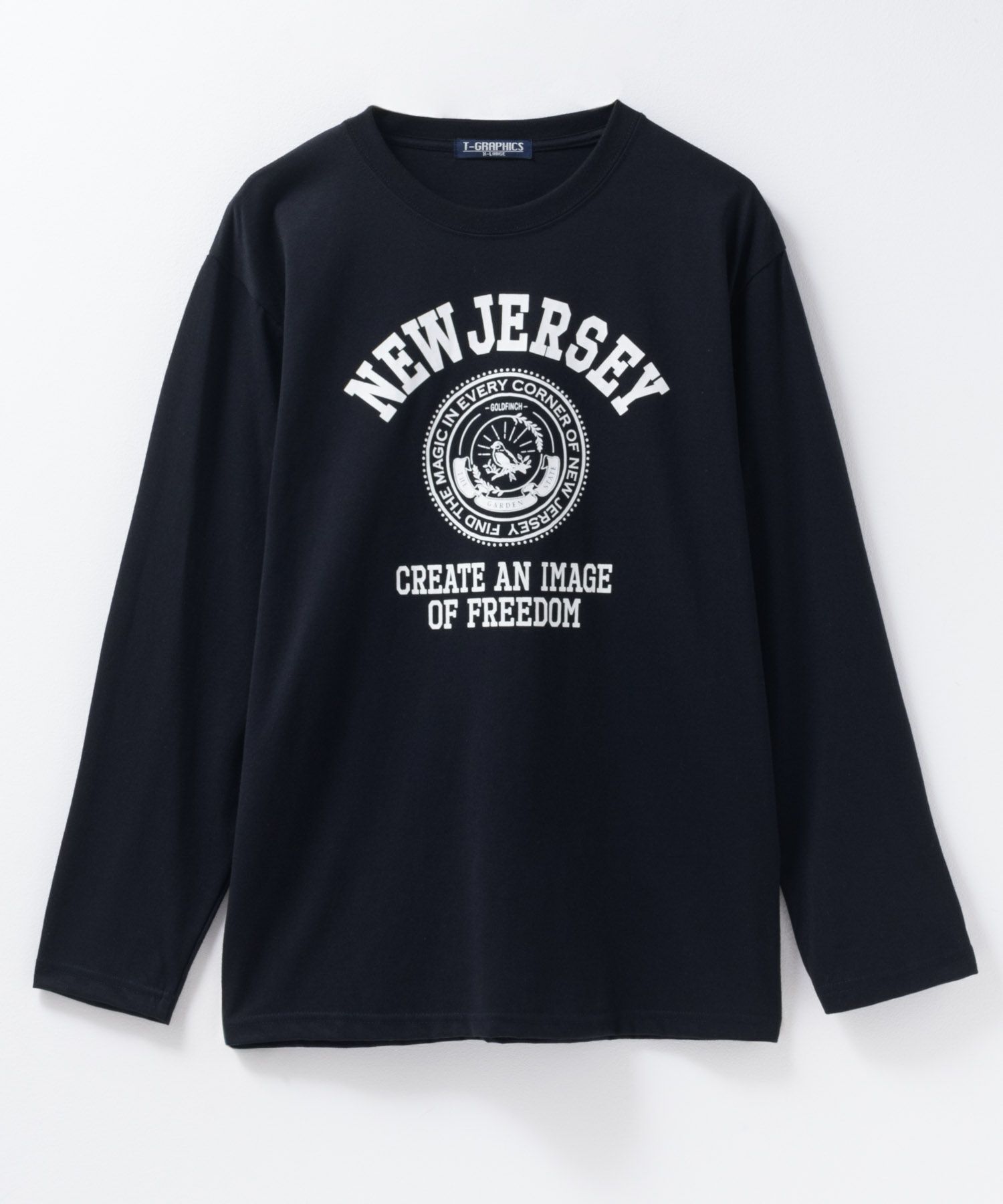 T-GRAPHICS カレッジプリント長袖Tシャツ メンズ商品画像-9