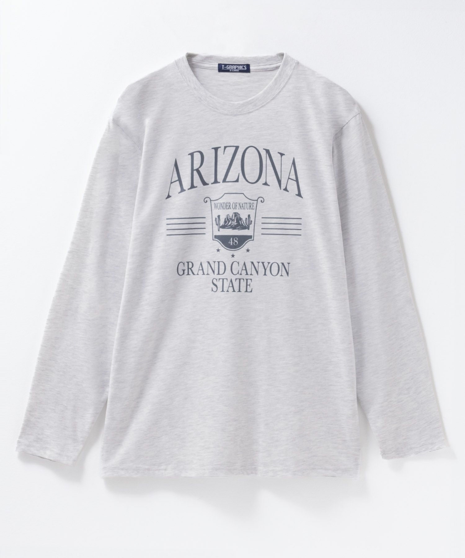 T-GRAPHICS  カレッジプリント長袖Tシャツ メンズ商品画像-11