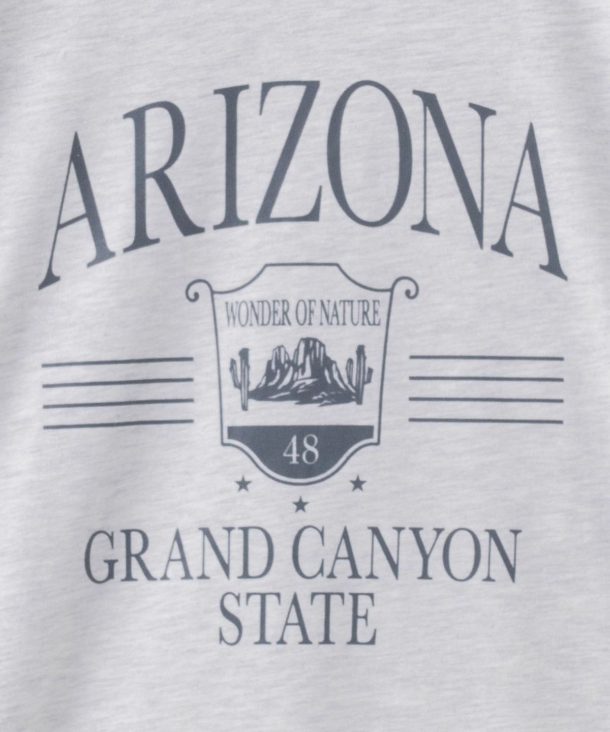 T-GRAPHICS カレッジプリント長袖Tシャツ メンズ