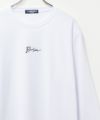 T-GRAPHICS ワンポイント刺繍長袖Tシャツ メンズ