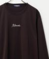 T-GRAPHICS ワンポイント刺繍長袖Tシャツ メンズ