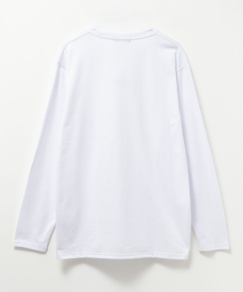 T-GRAPHICS  ワンポイント刺繍長袖Tシャツ メンズ商品画像-6
