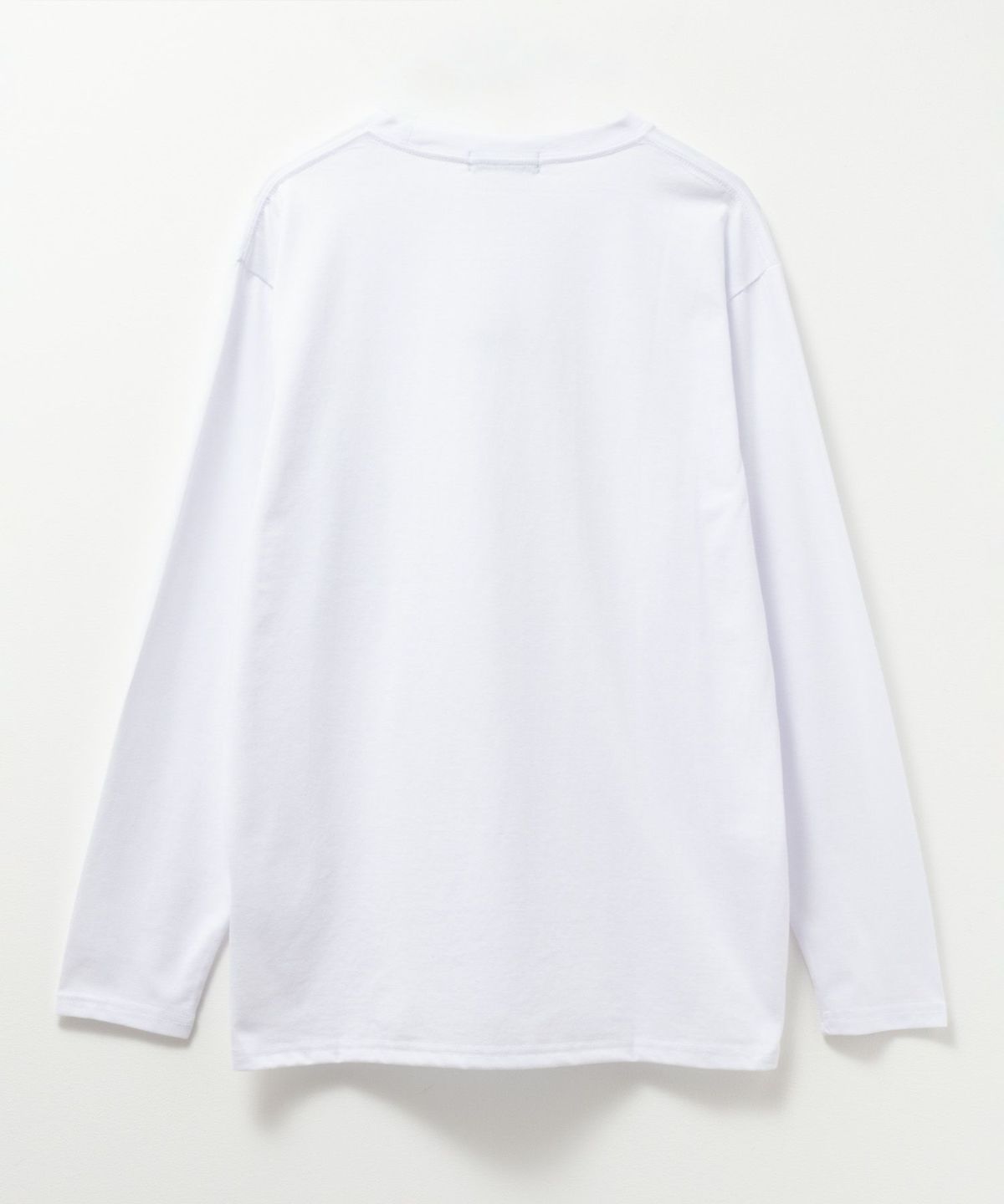 T-GRAPHICS ワンポイント刺繍長袖Tシャツ メンズ