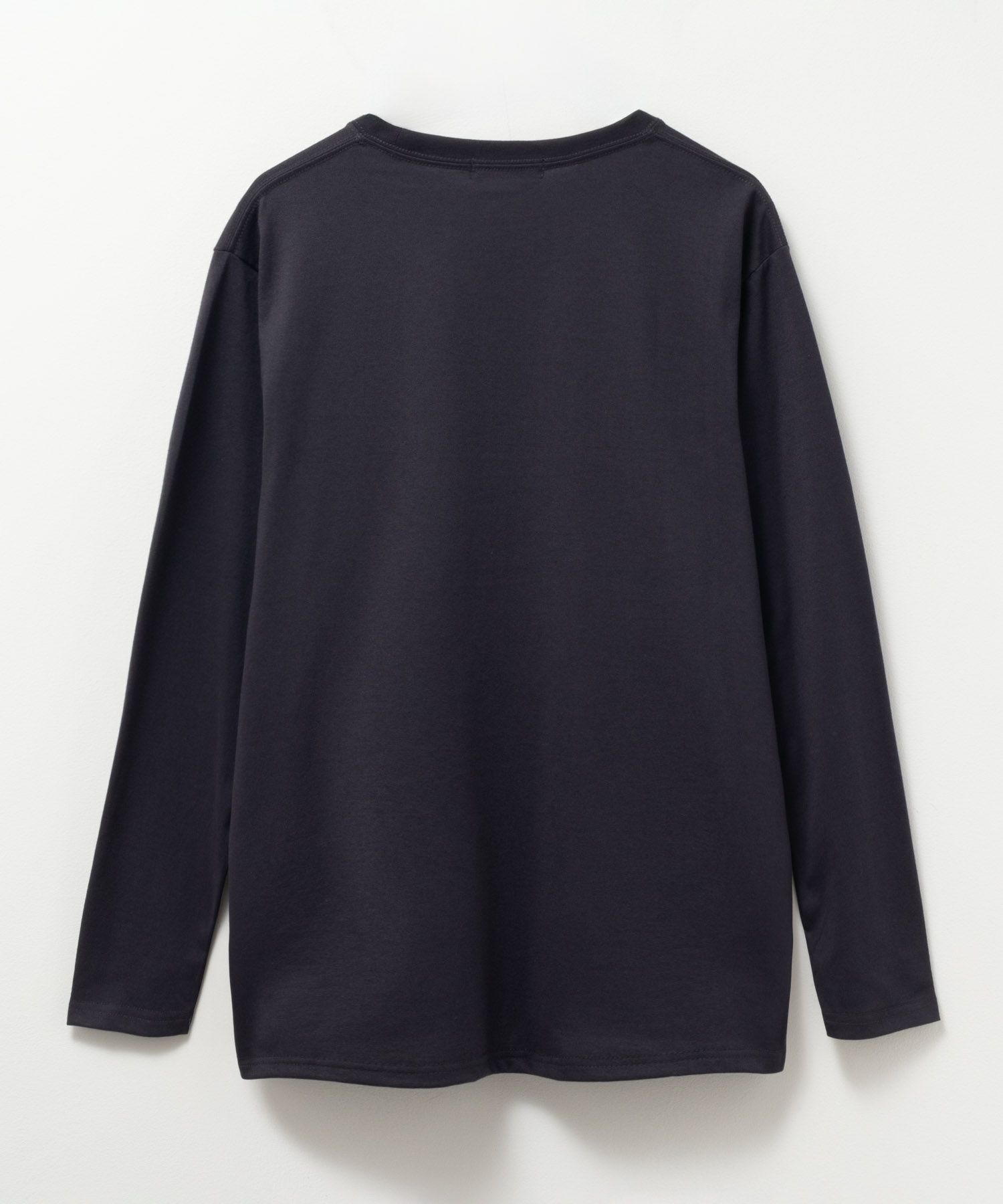 T-GRAPHICS ワンポイント刺繍長袖Tシャツ メンズ