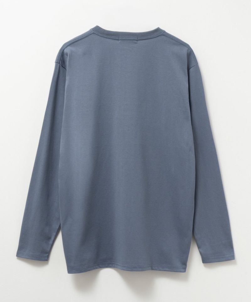 T-GRAPHICS  ワンポイント刺繍長袖Tシャツ メンズ商品画像-10