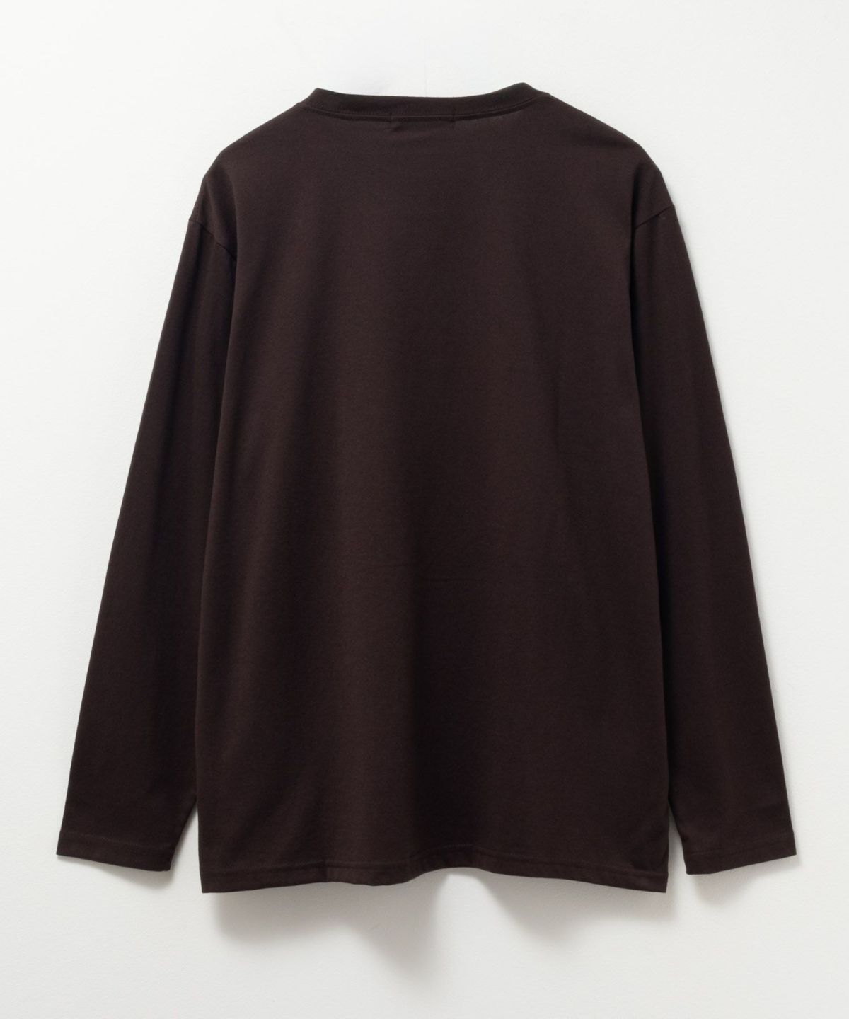 T-GRAPHICS ワンポイント刺繍長袖Tシャツ メンズ