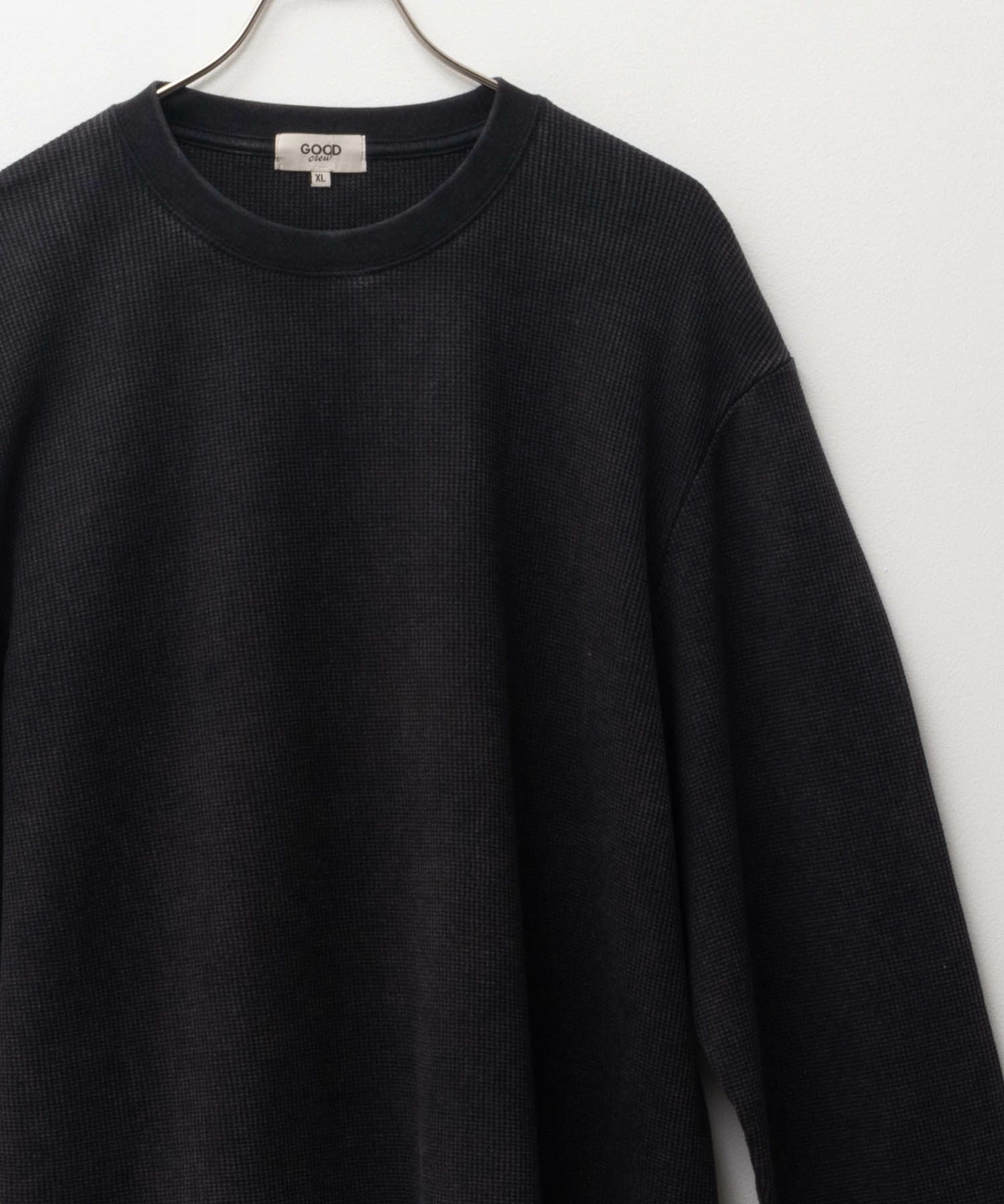 GOOD CREW ワッフルクルー長袖Tシャツ メンズ商品サムネイル-8
