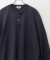 GOOD CREW ワッフルヘンリー長袖Tシャツ メンズ