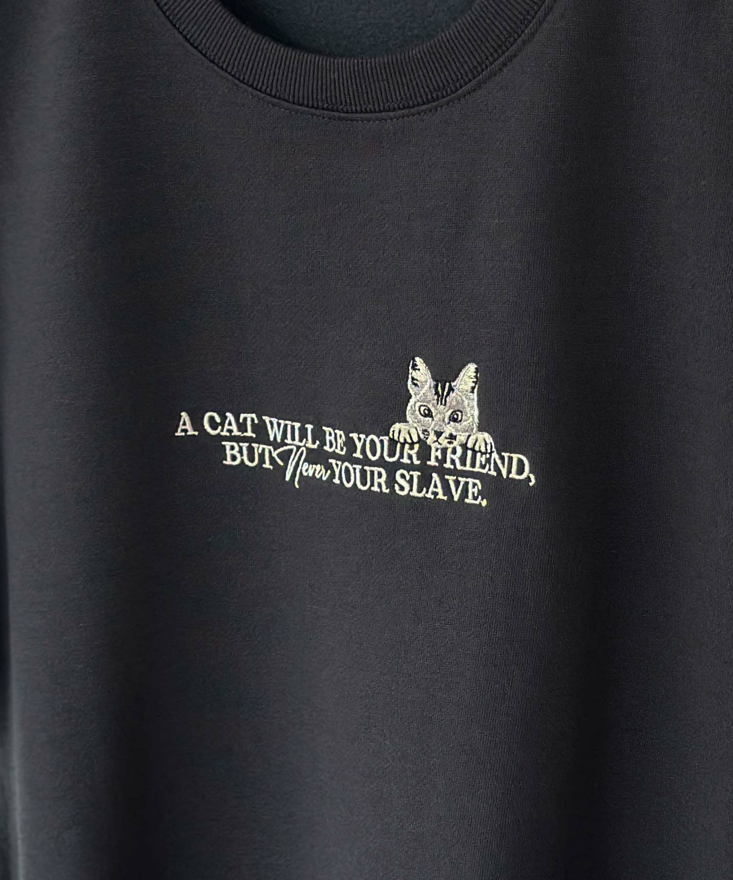 QUASH アニマル刺繍クルーネック メンズ