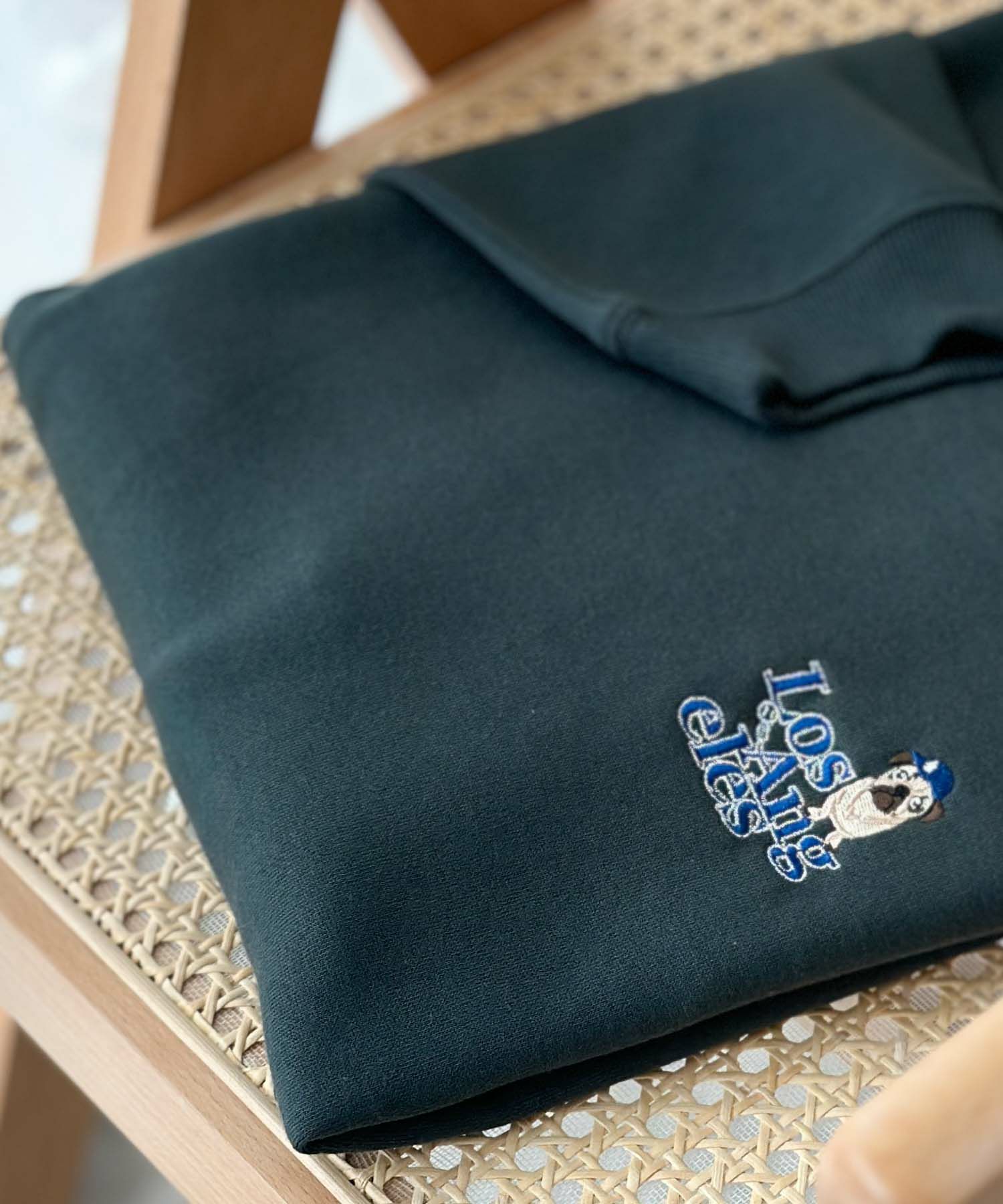 QUASH アニマル刺繍クルーネック メンズ