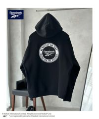 Reebok 裏起毛サークルロゴパーカー メンズ
