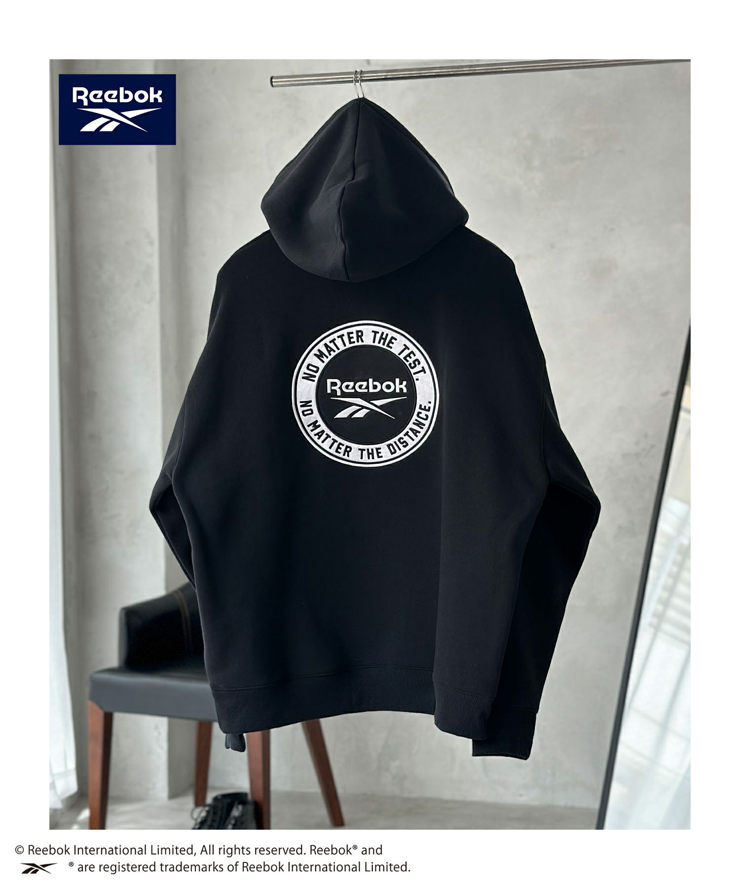 Reebok  裏起毛サークルロゴパーカー メンズ商品サムネイル-1