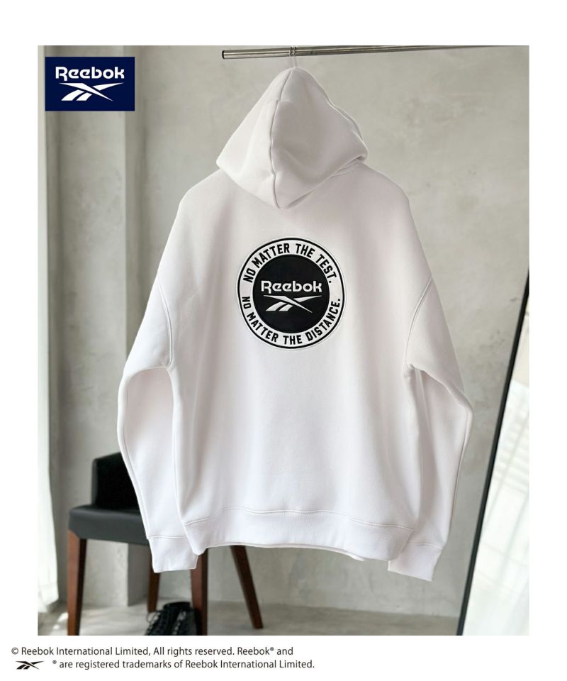 Reebok  裏起毛サークルロゴパーカー メンズ商品画像-3