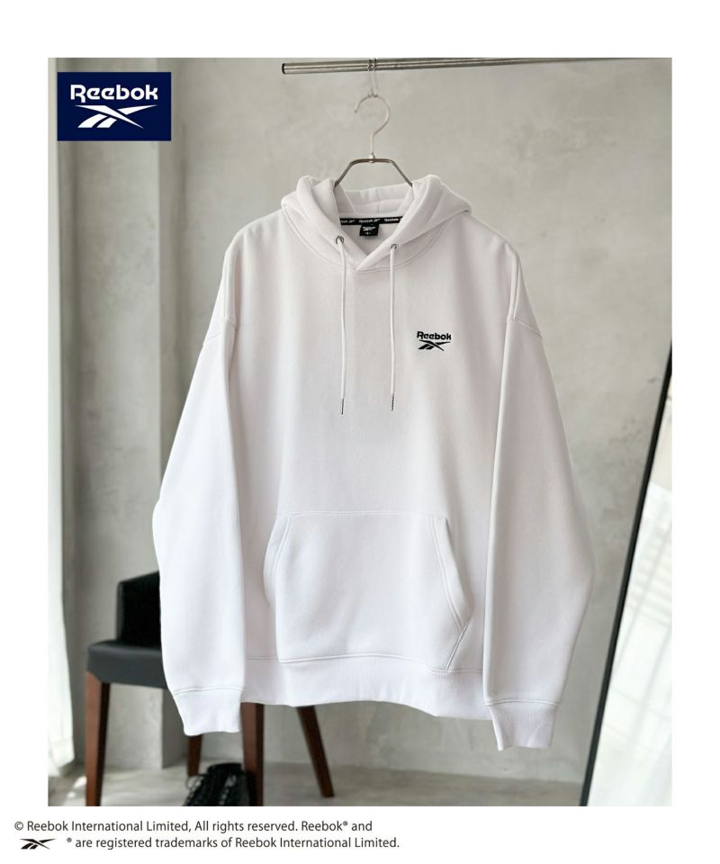 Reebok 裏起毛サークルロゴパーカー メンズ商品画像-4