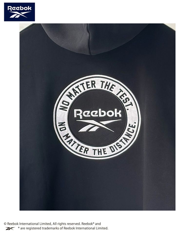 Reebok 裏起毛サークルロゴパーカー メンズ商品画像-8