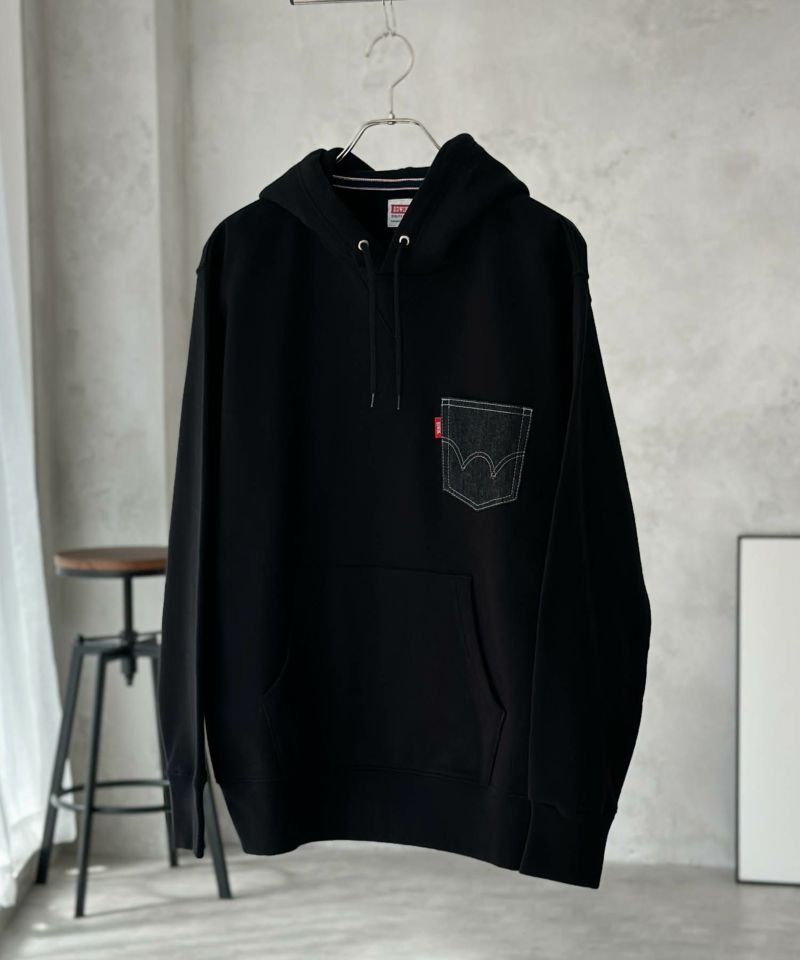 EDWIN  デニムポケットフーディー メンズ商品画像-1