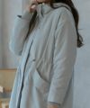 NAVY 裏ボアモッズコート レディース