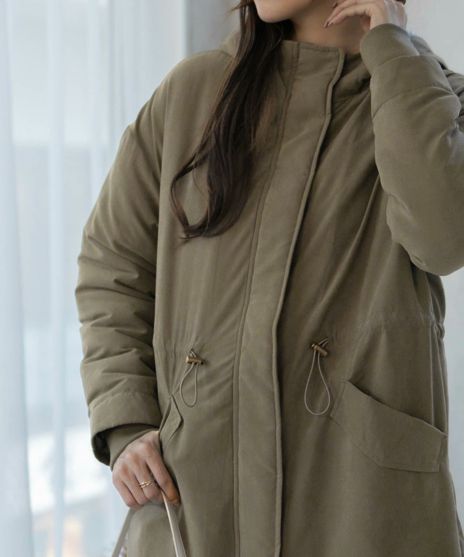 [最終さらに50%OFF]nAvy 裏ボアモッズコート レディース商品画像-17
