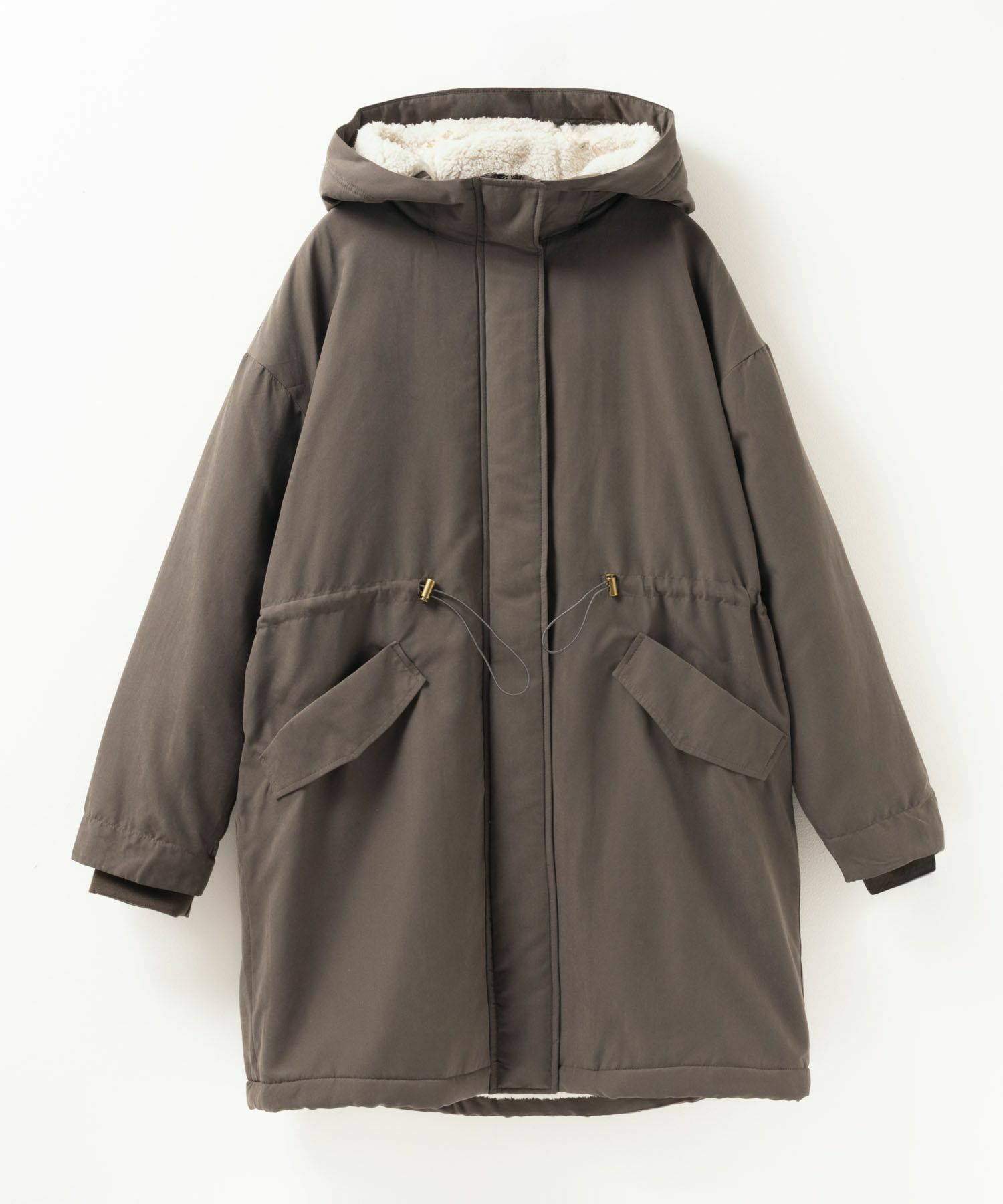 [最終さらに50%OFF]nAvy 裏ボアモッズコート レディース商品画像-19
