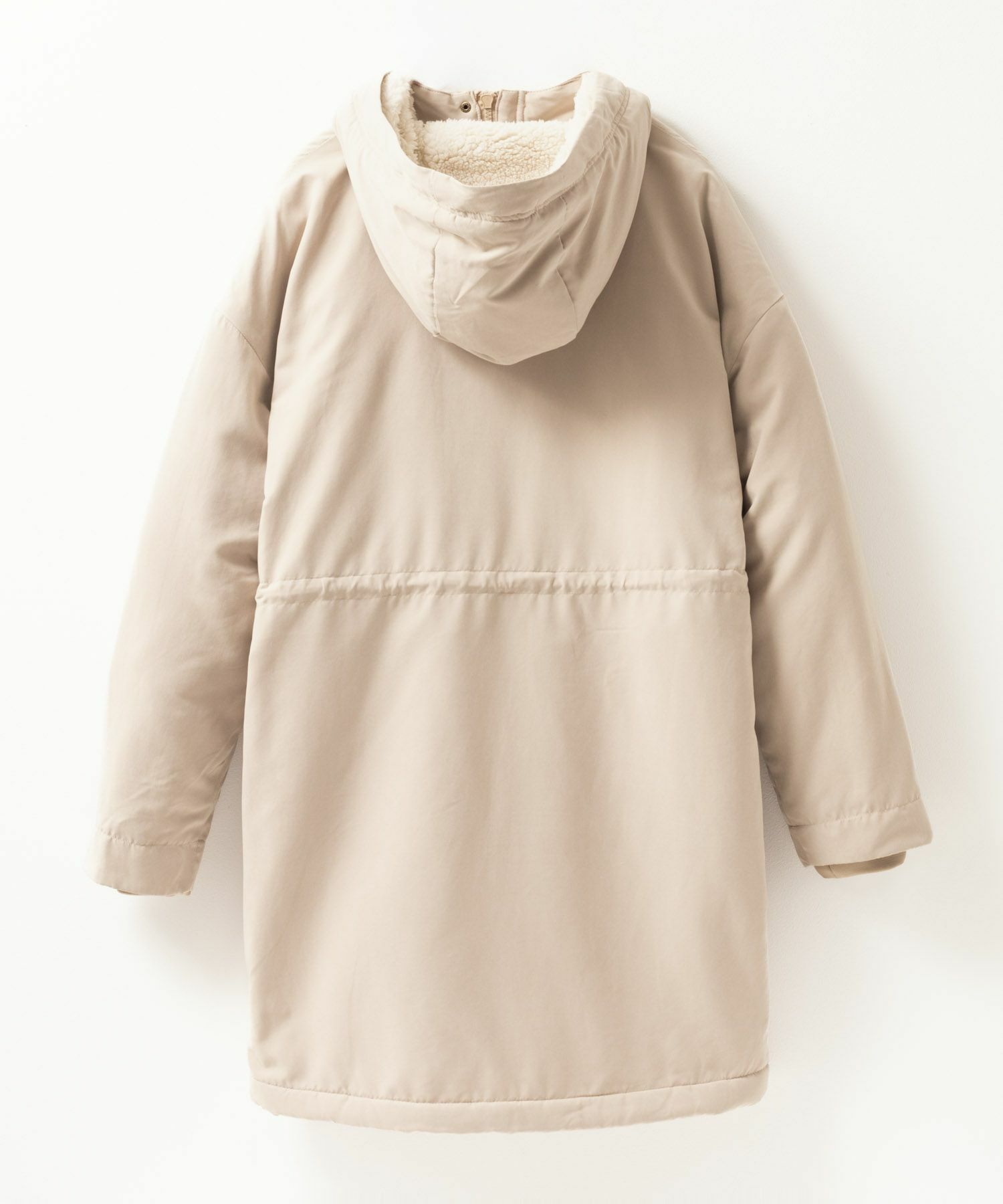 NAVY 裏ボアモッズコート レディース