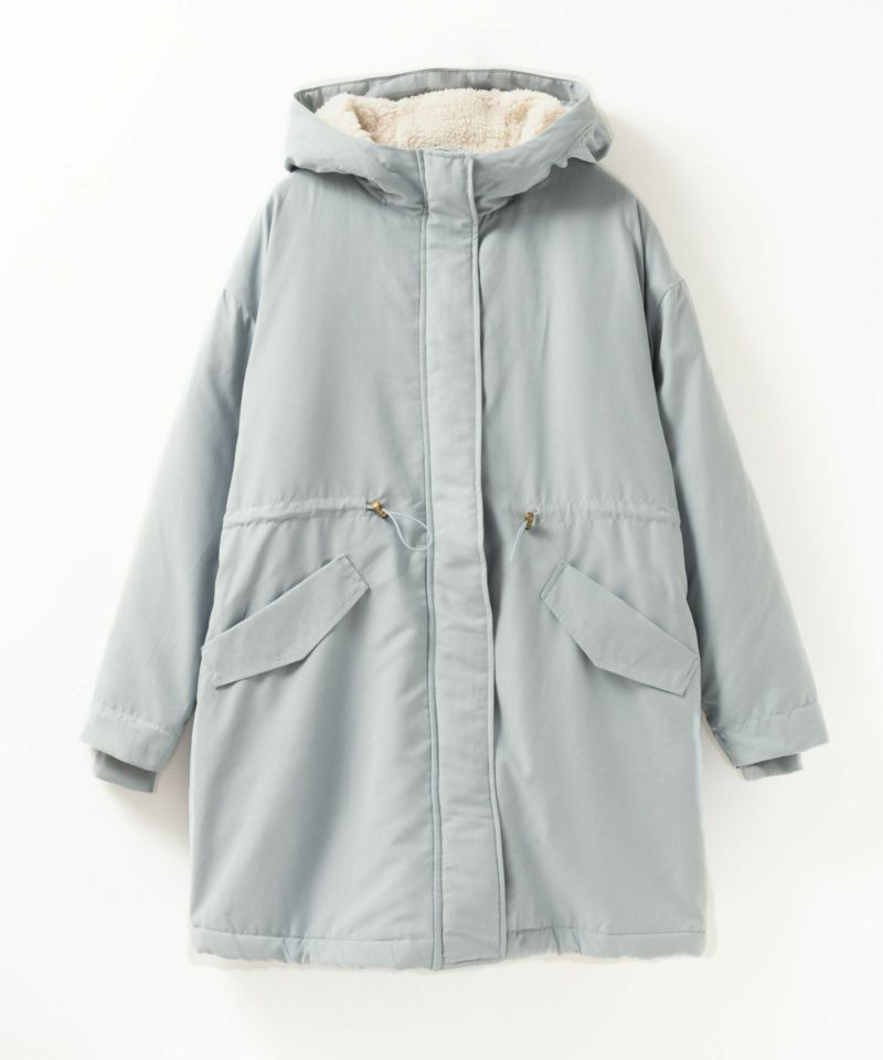 nAvy 裏ボアモッズコート レディース商品画像-23