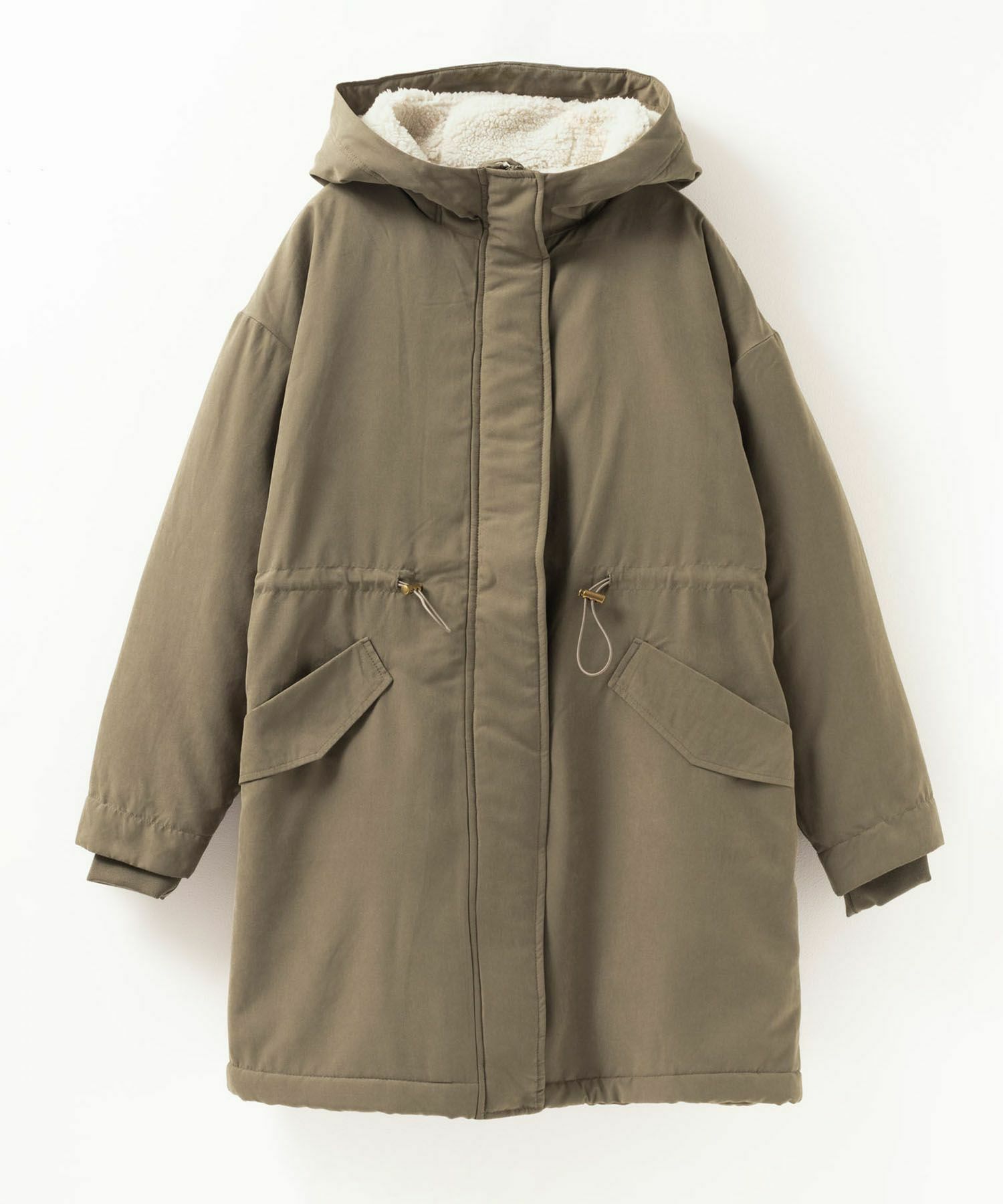 nAvy 裏ボアモッズコート レディース商品画像-25