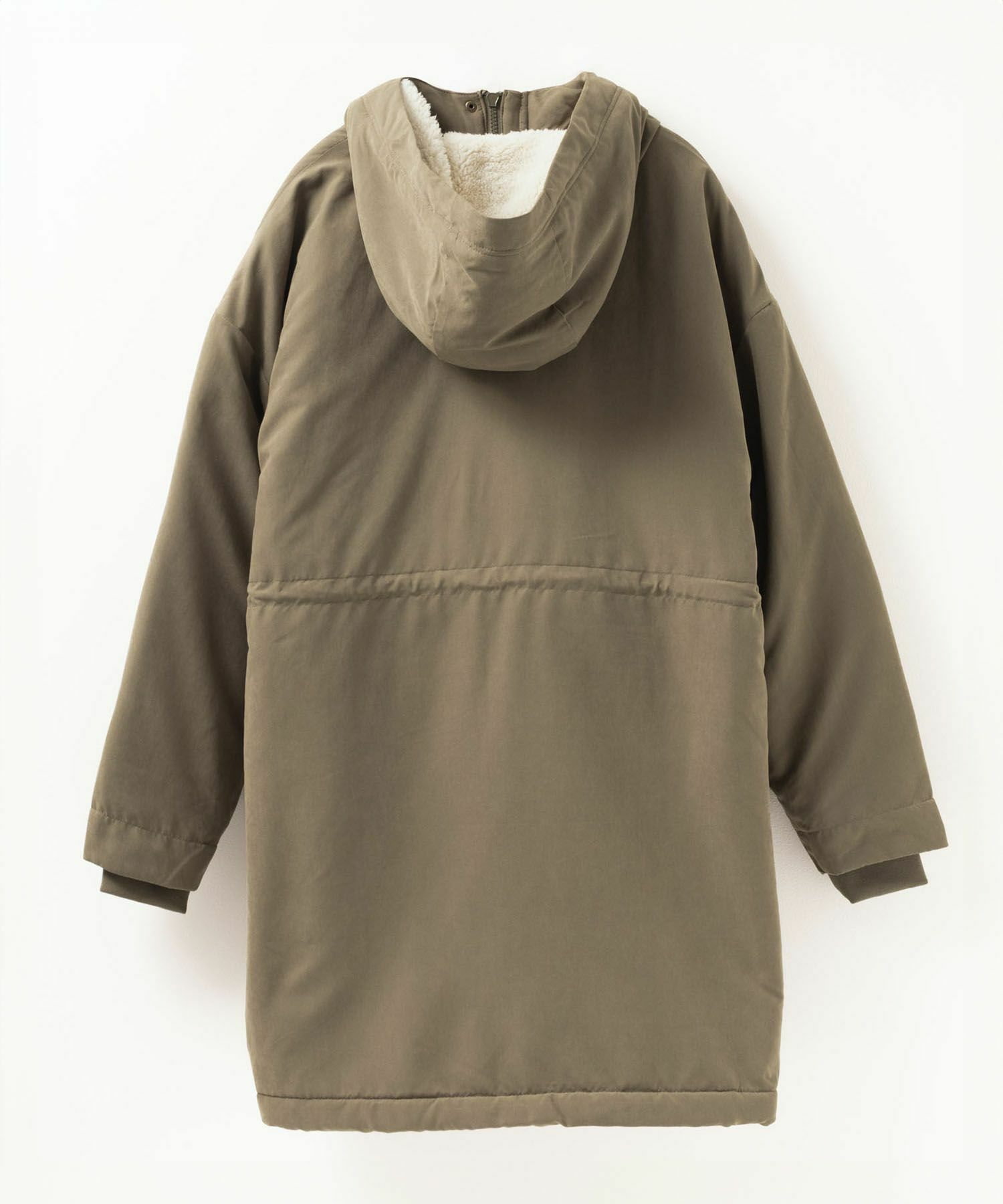 NAVY 裏ボアモッズコート レディース