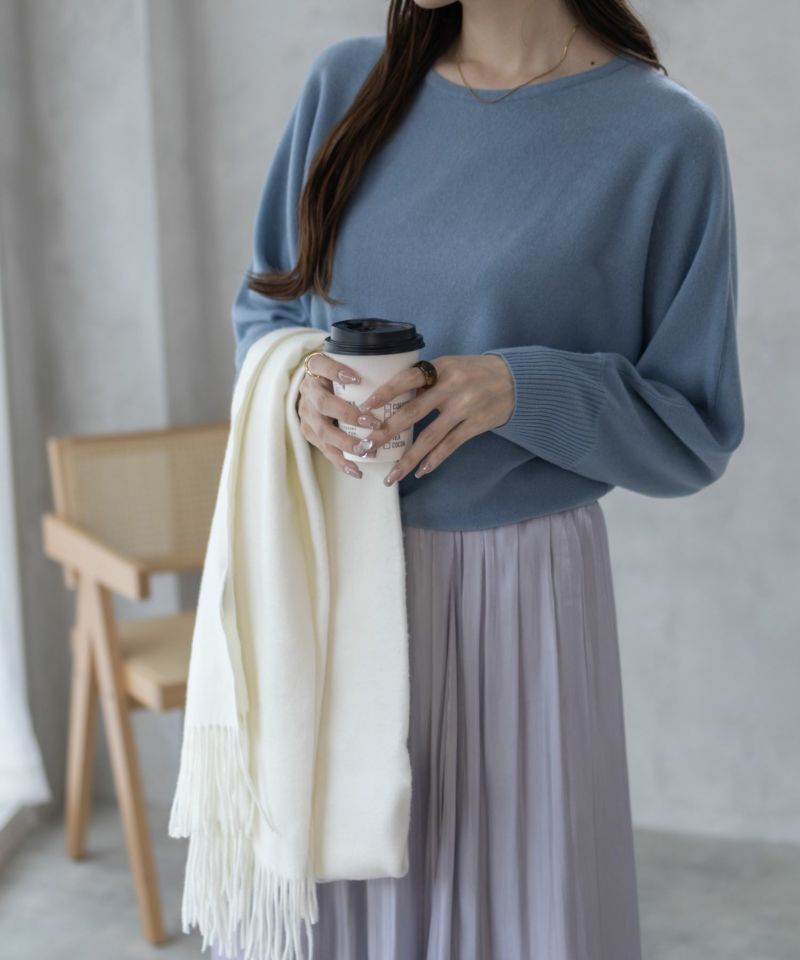 nAvy カシミヤタッチニット ドルマンスリーブ レディース商品画像-5