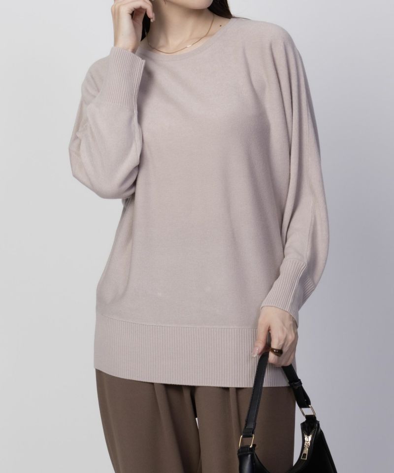 nAvy カシミヤタッチニット ドルマンスリーブ レディース商品画像-12