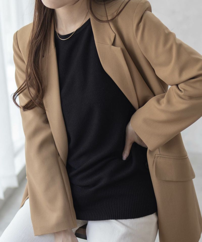 nAvy カシミヤタッチニット ドルマンスリーブ レディース商品画像-14