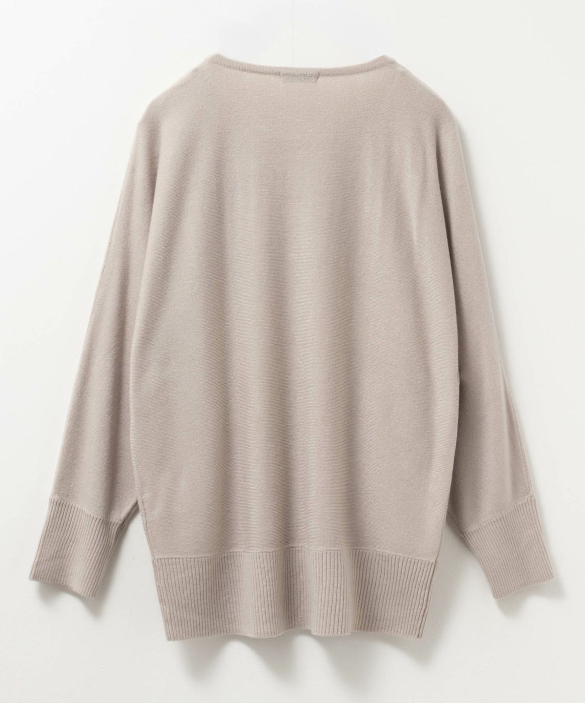 NAVY カシミヤタッチニット ドルマンスリーブ レディース