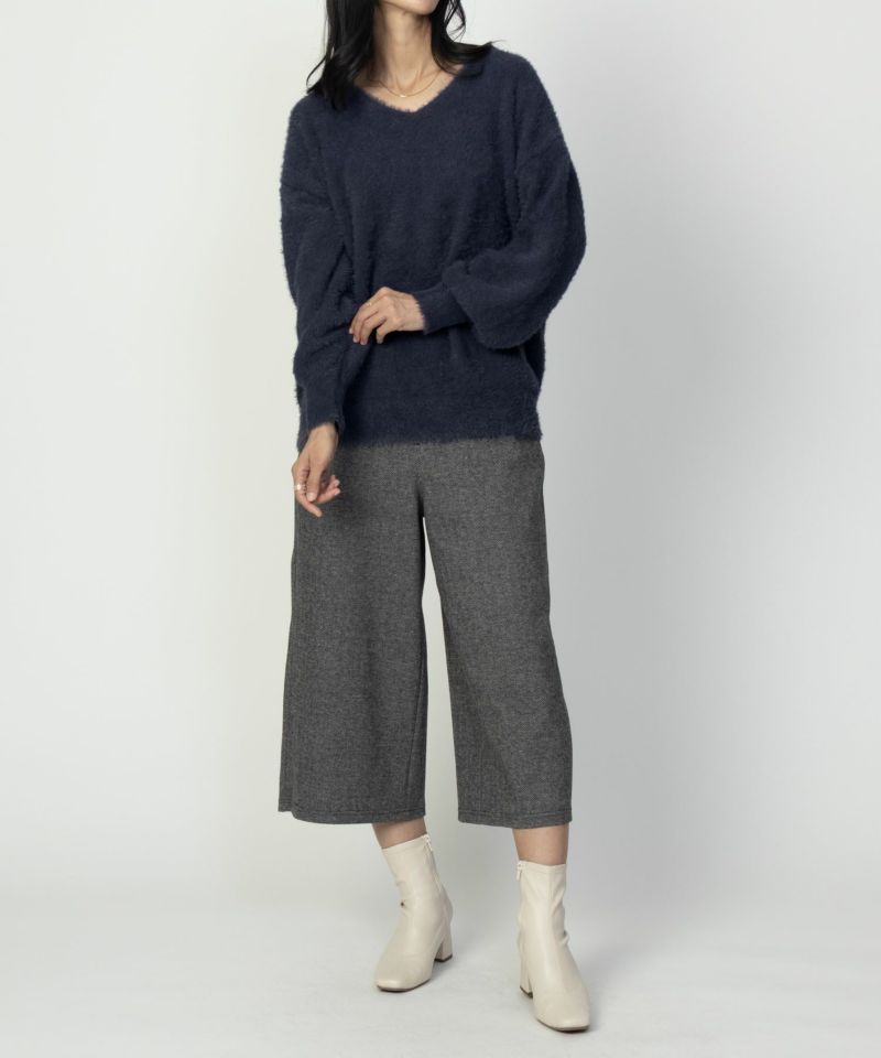 Howdy Marie  フェザーヤーンVネックプルオーバー レディース商品画像-11