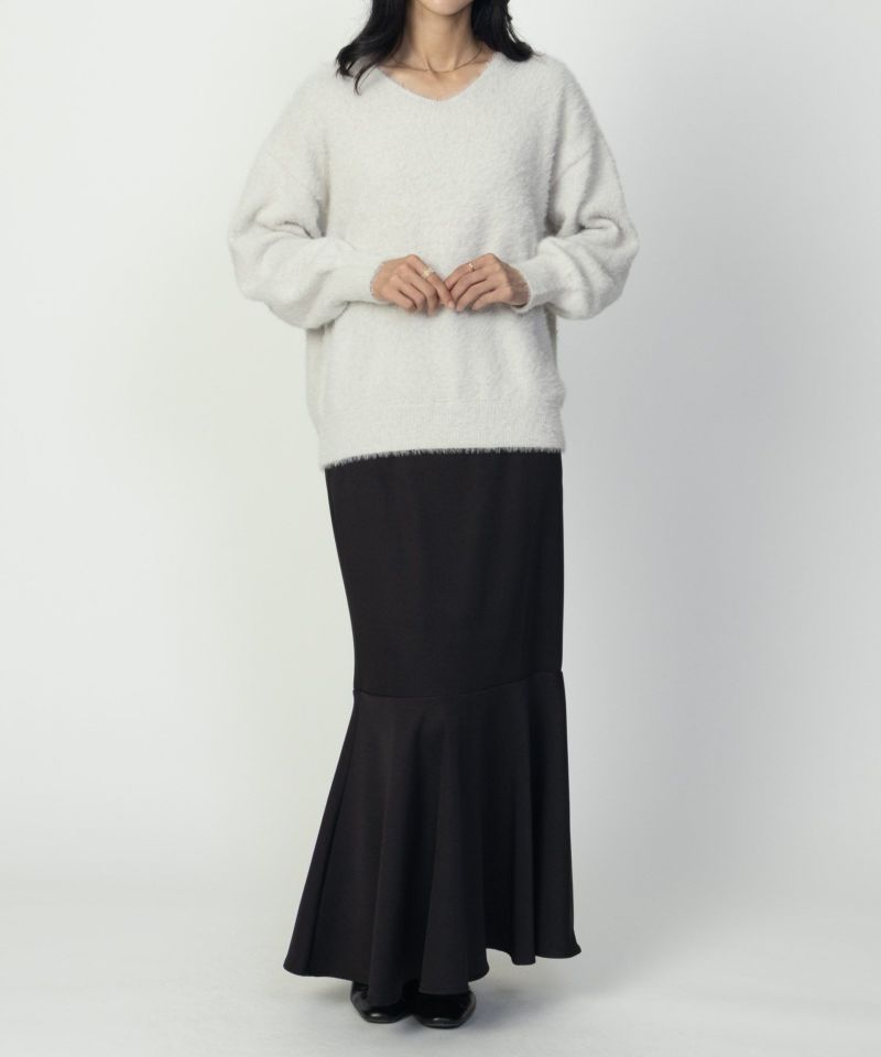 Howdy Marie  フェザーヤーンVネックプルオーバー レディース商品画像-12