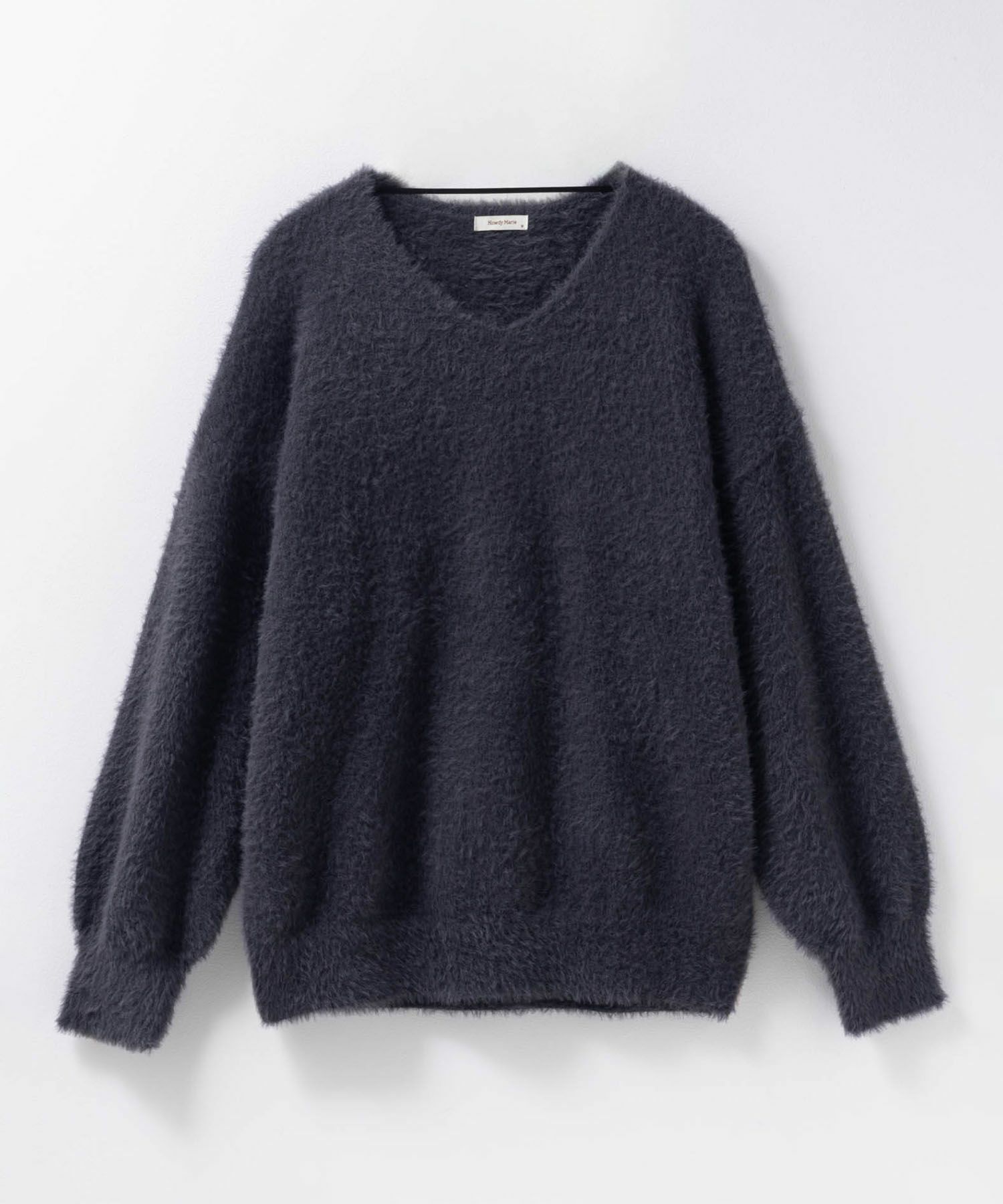 [さらに50%OFF]Howdy Marie  フェザーヤーンVネックプルオーバー レディース商品画像-16