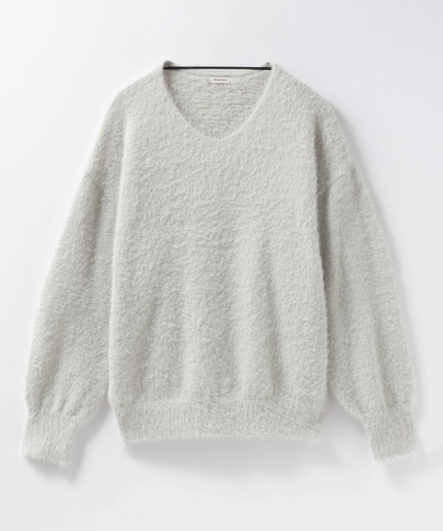 [さらに50%OFF]Howdy Marie  フェザーヤーンVネックプルオーバー レディース商品画像-18