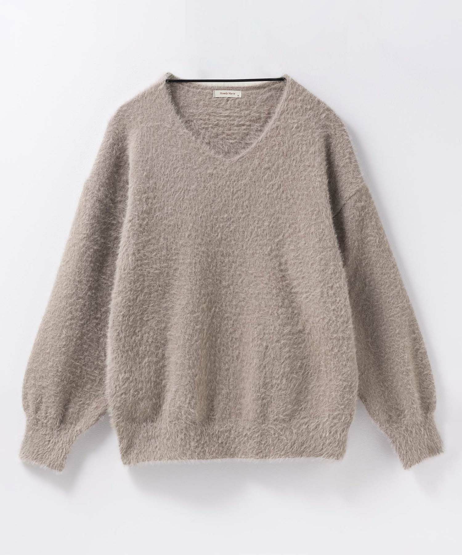 [さらに50%OFF]Howdy Marie  フェザーヤーンVネックプルオーバー レディース商品画像-20