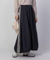 NAVY サイドラインバルーンスカート レディース