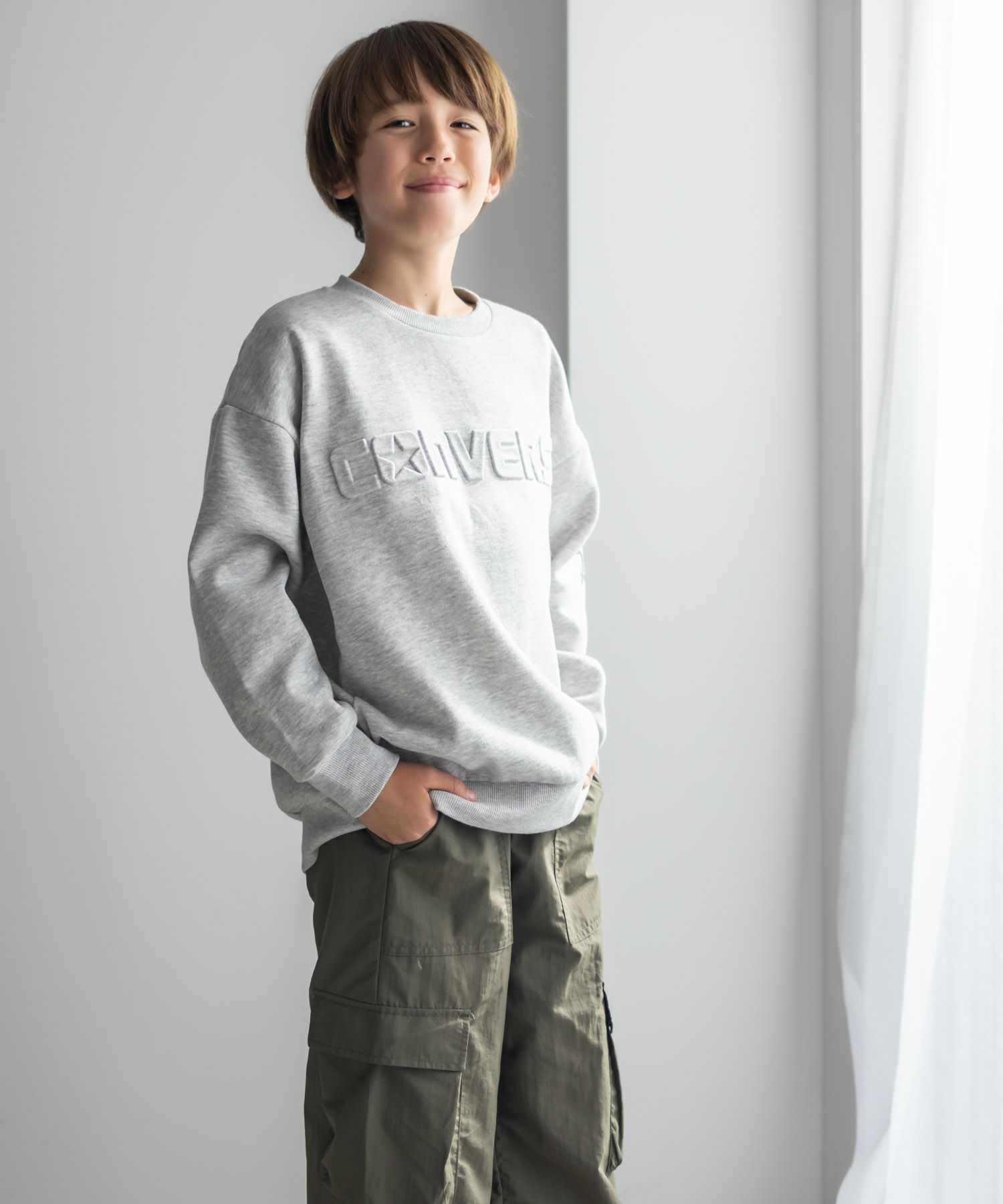 CONVERSE  エンボストレーナー キッズ商品画像-1