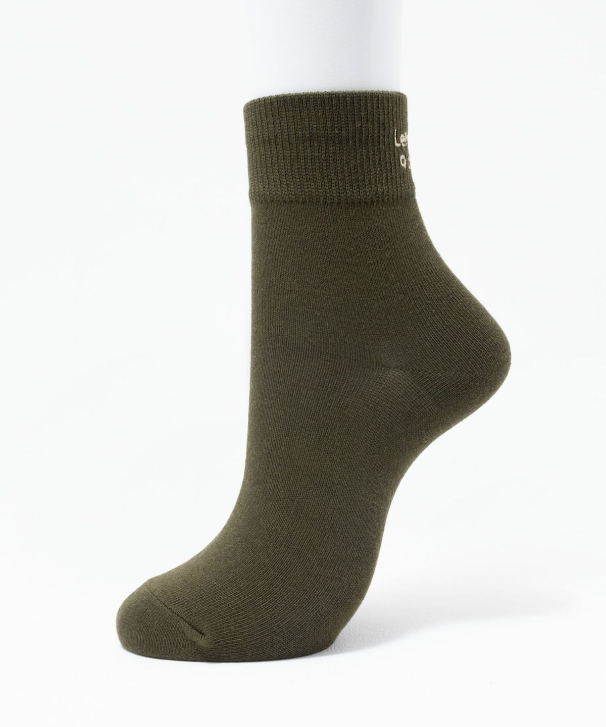 NAVY ロゴ刺繍ショート丈ソックス レディース