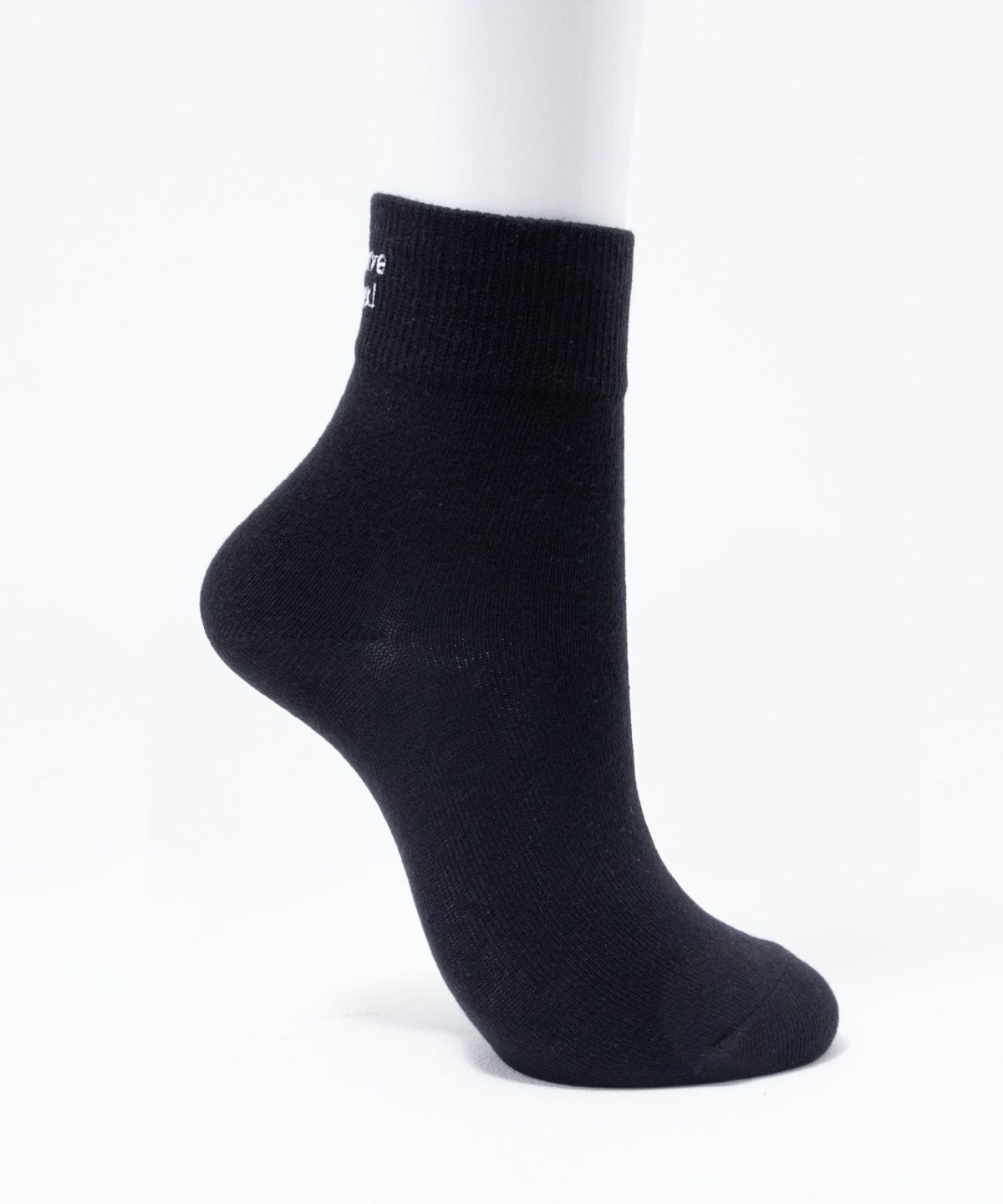 NAVY ロゴ刺繍ショート丈ソックス レディース