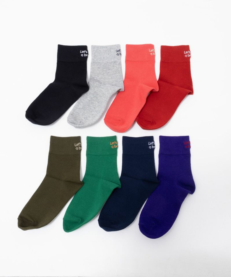 NAVY ロゴ刺繍ショート丈ソックス レディース商品画像-17